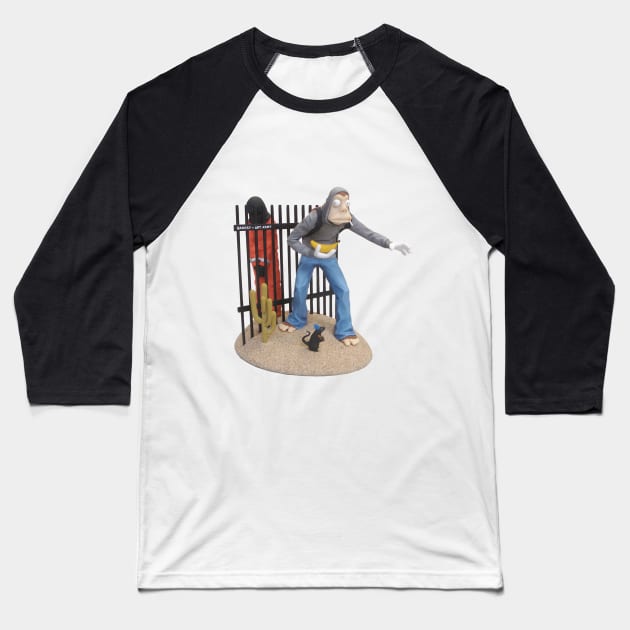 Before Dismaland Baseball T-Shirt by HiPopProject